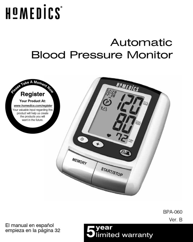 HoMedics BPA-060 User manual