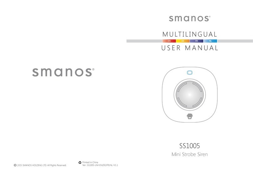 Smanos SS1005 user manual