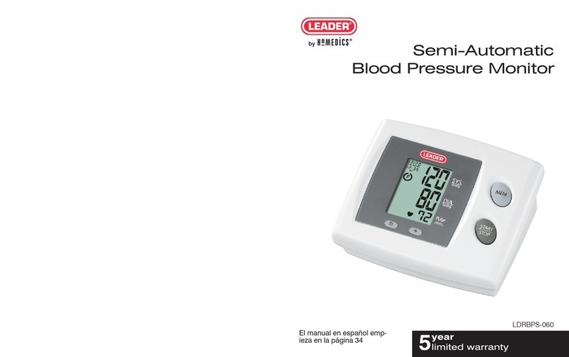 HoMedics LEADER LDRBPS-060 User manual