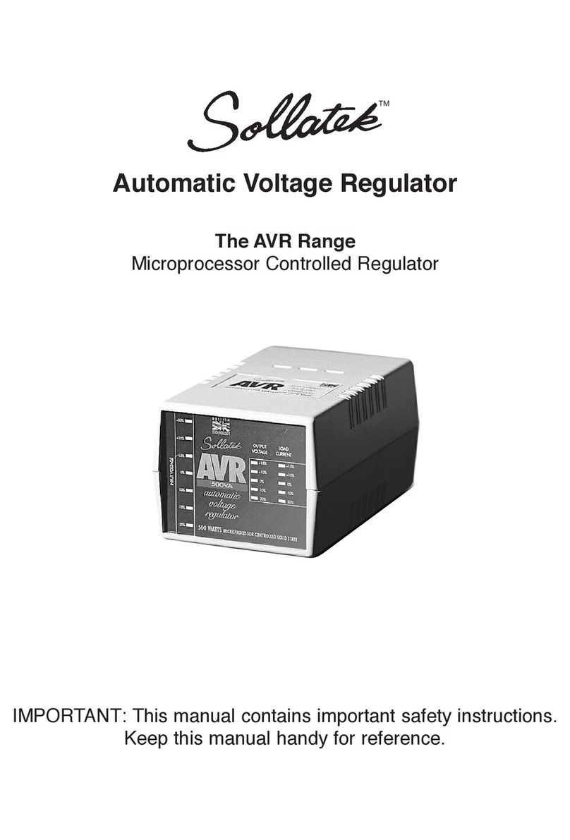 Sollatek AVR Series manual