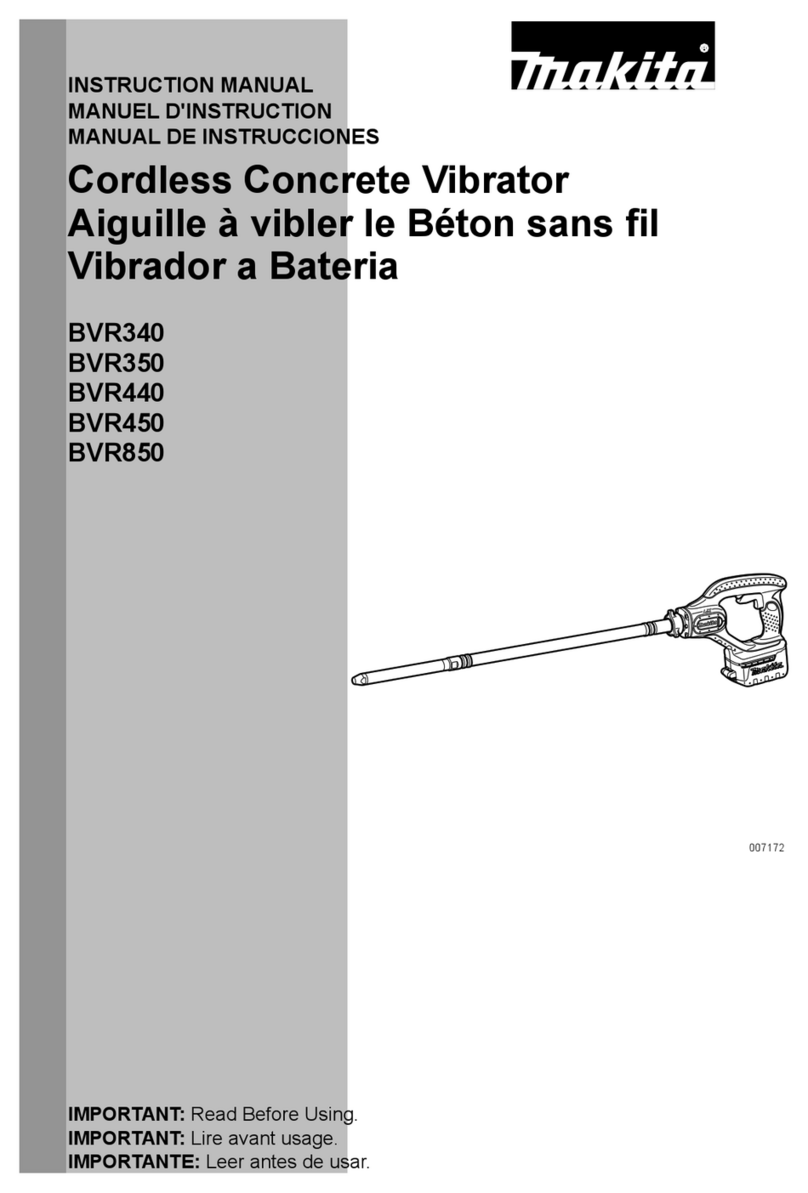 Makita Makstar BVR340 instruction manual