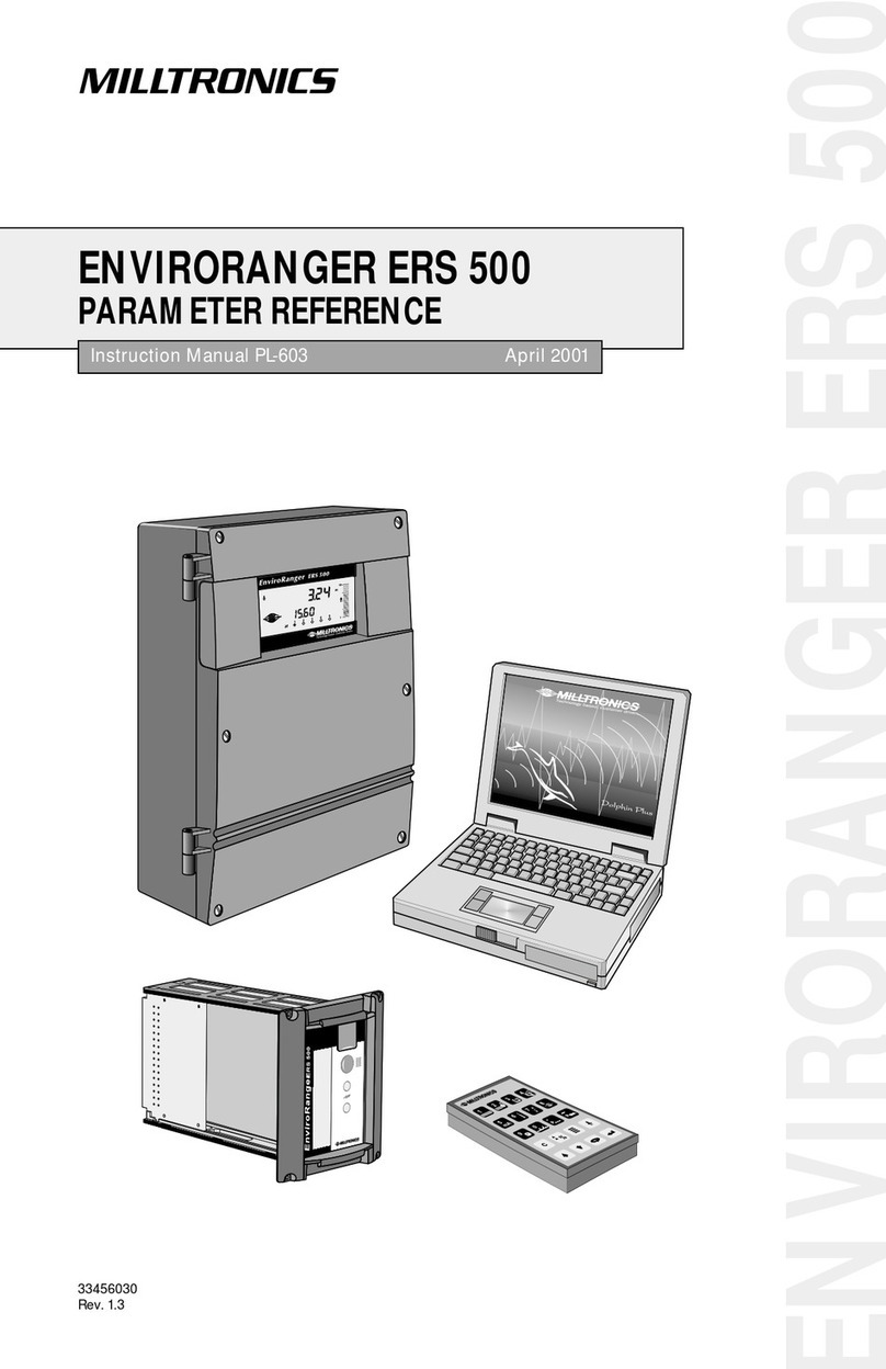 Milltronics EnviroRanger ERS500 instruction manual