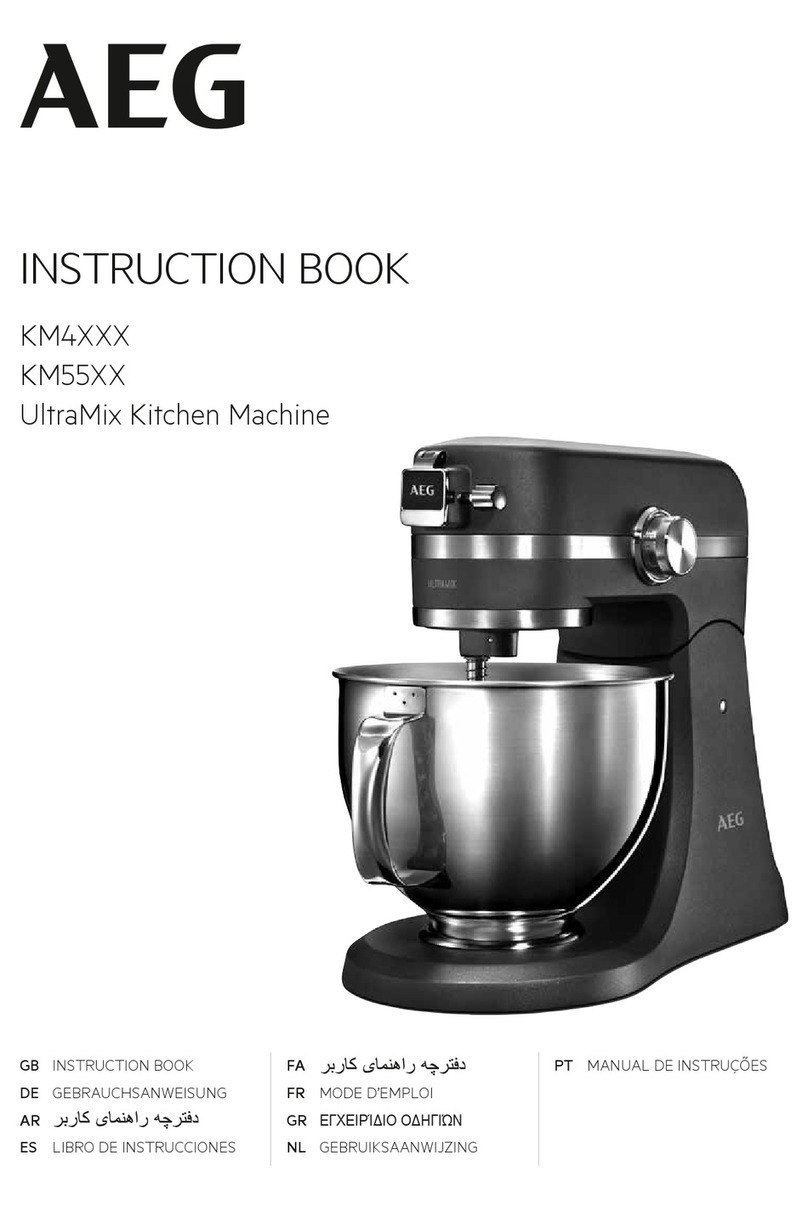 AEG KM4 Series User manual AEG KM4 Series User manual