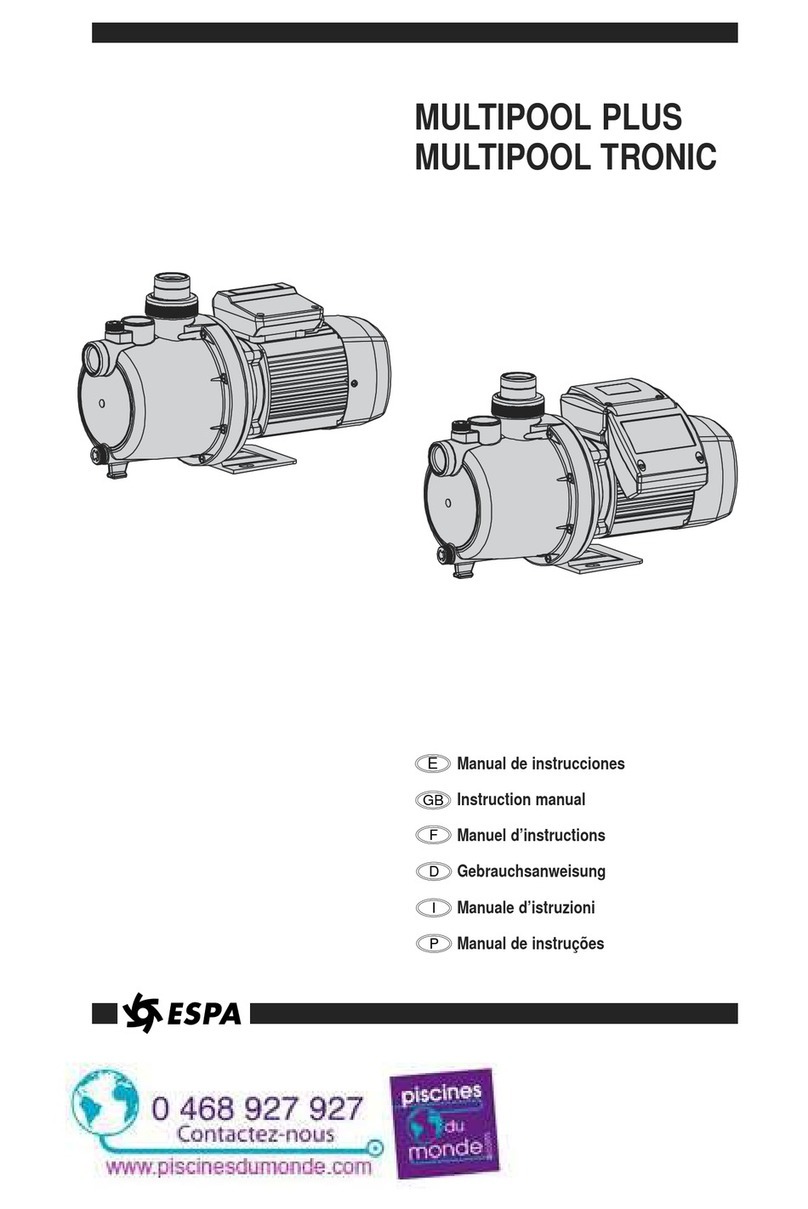 Espa MULTIPOOL PLUS instruction manual