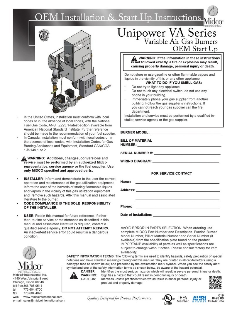 Midco Unipower VA Series Quick guide Midco Unipower VA Series Quick guide