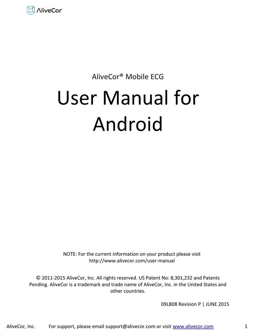 AliveCor Mobile ECG user manual