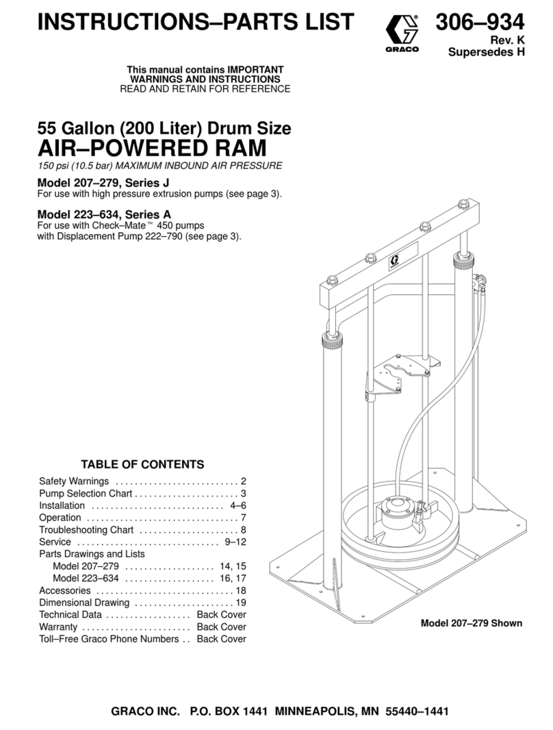 Graco SERIES J Instructions-parts list