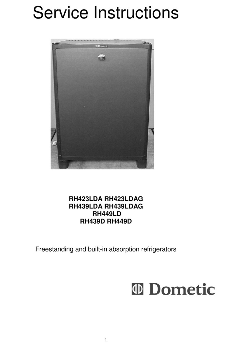 Dometic RH423LDA Operating instructions