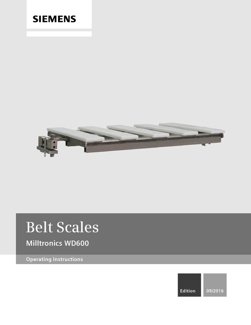 Siemens Milltronics WD600 User manual