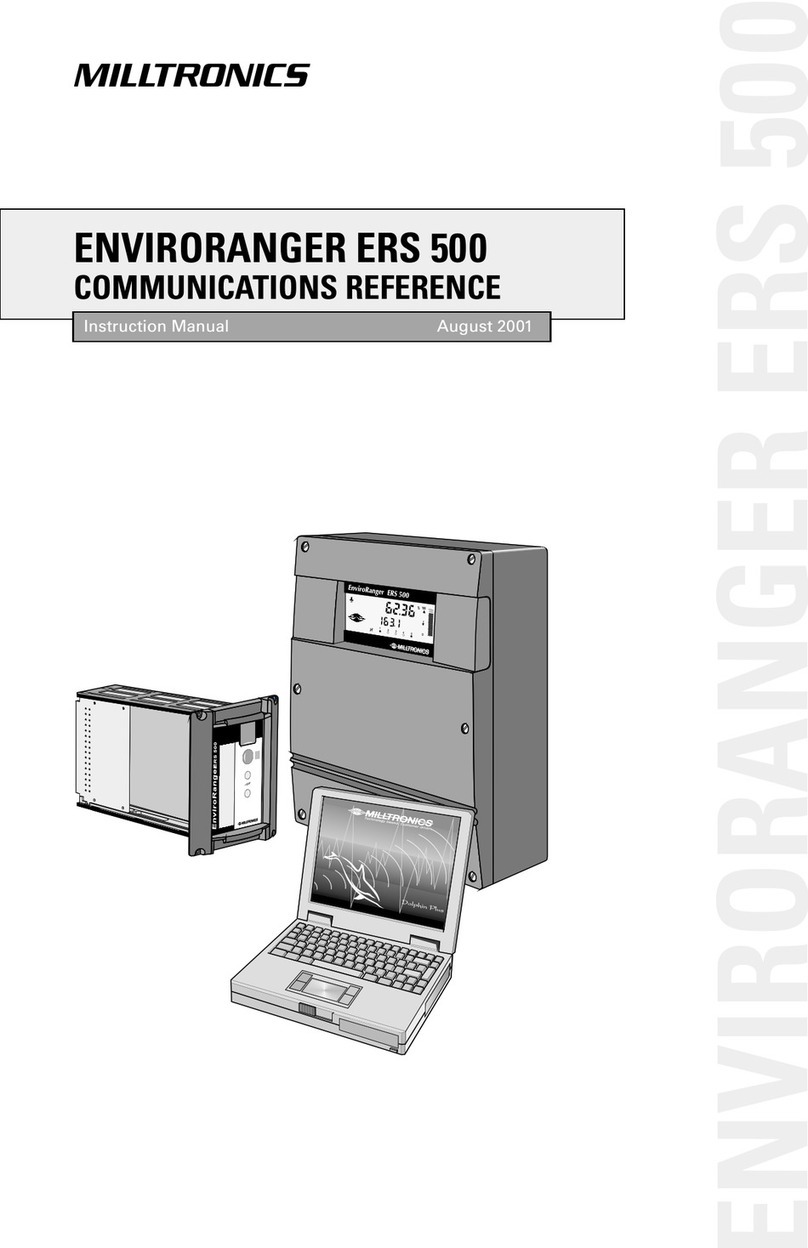 Milltronics EnviroRanger ERS500 instruction manual