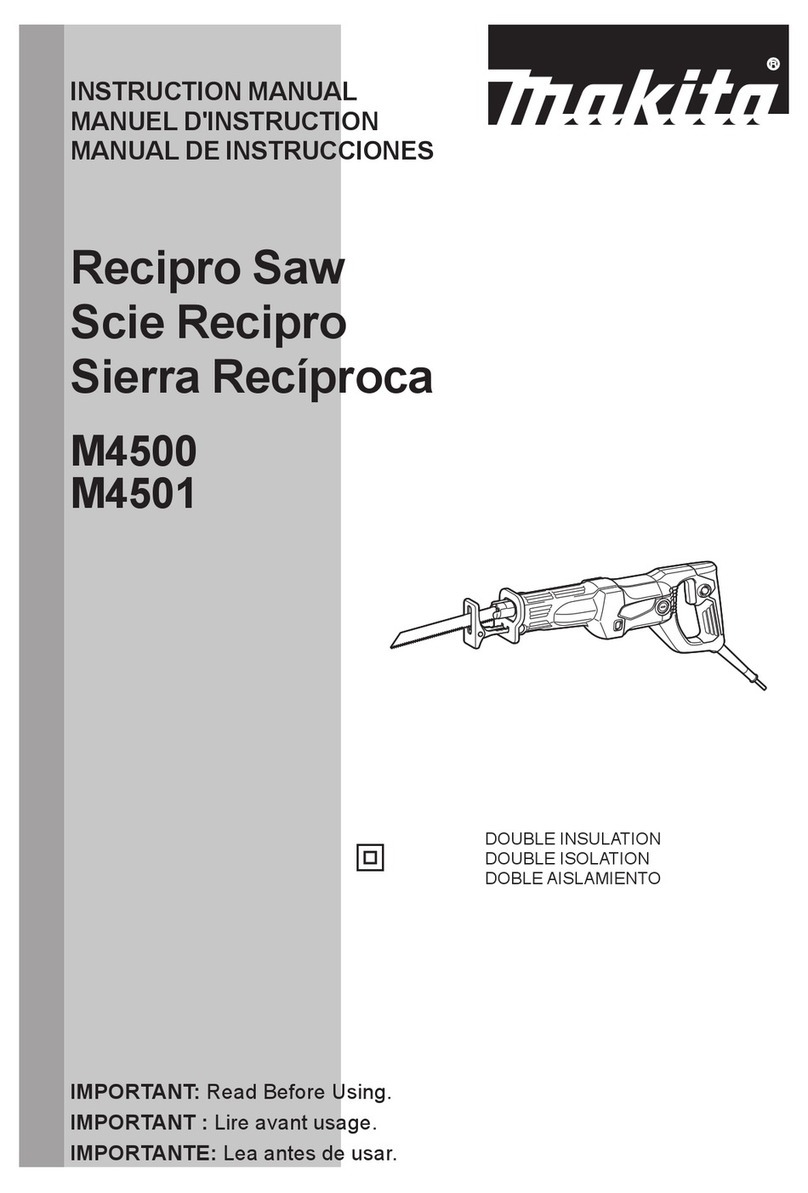Makita M4500 User manual
