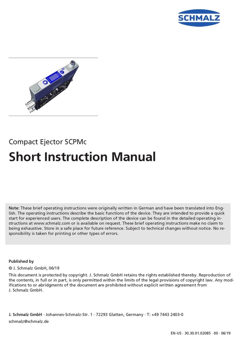 Schmalz SCPMc Series Short instruction manual Schmalz SCPMc Series Short instruction manual