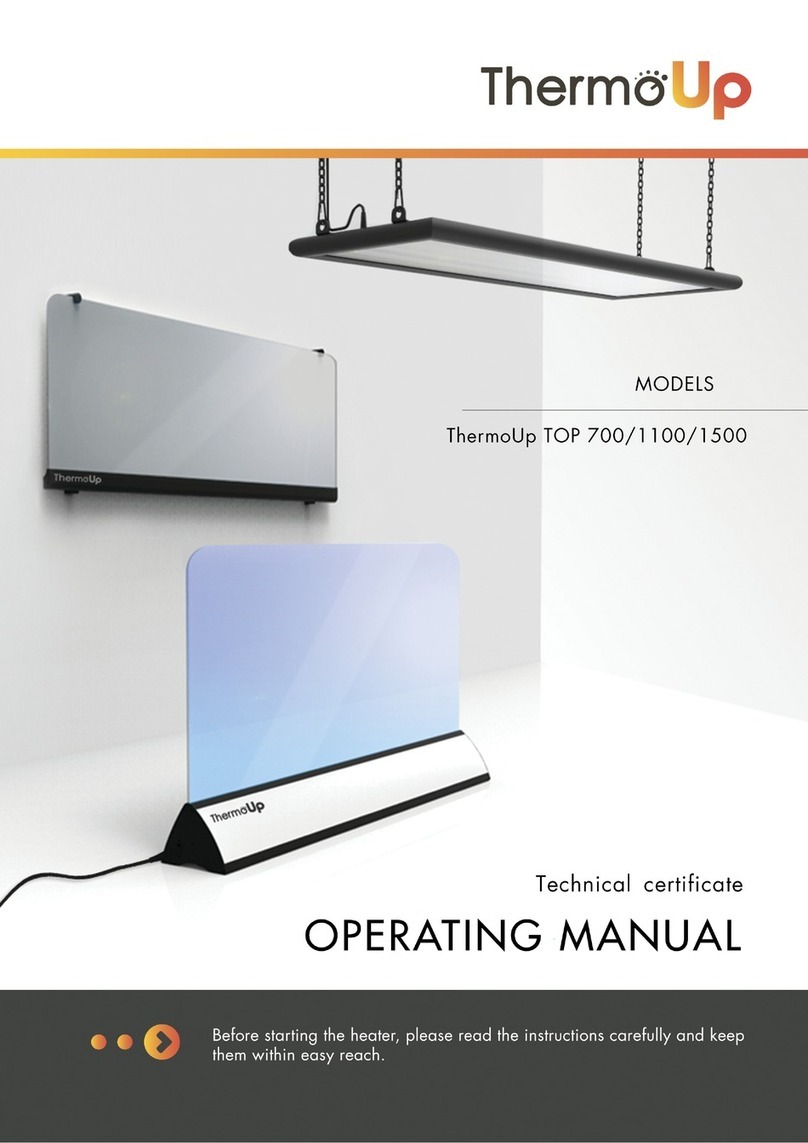 ThermoUp TOP 700 operating manual