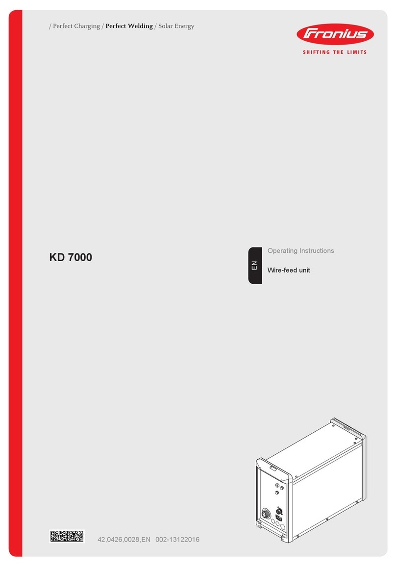 FRO­NIUS KD 7000 User manual
