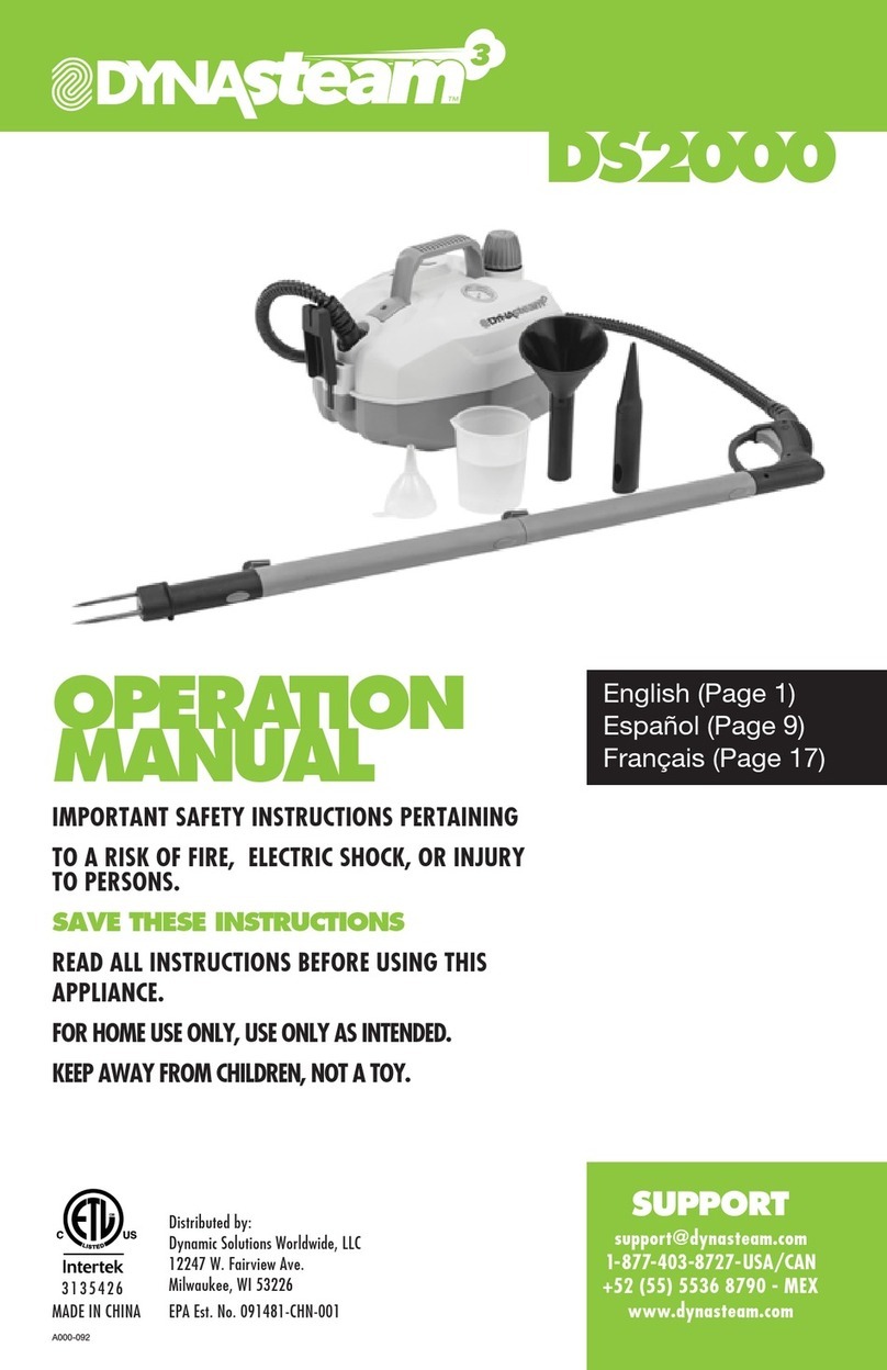 DYNAsteam DS2000 Operation manual