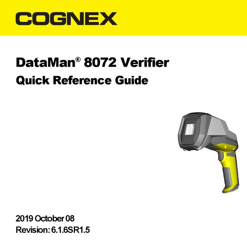 Cognex DataMan 8072 Verifier Quick reference guide