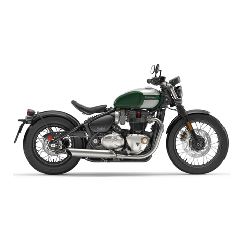 Triumph Bonneville Bobber 2016 Owner's handbook