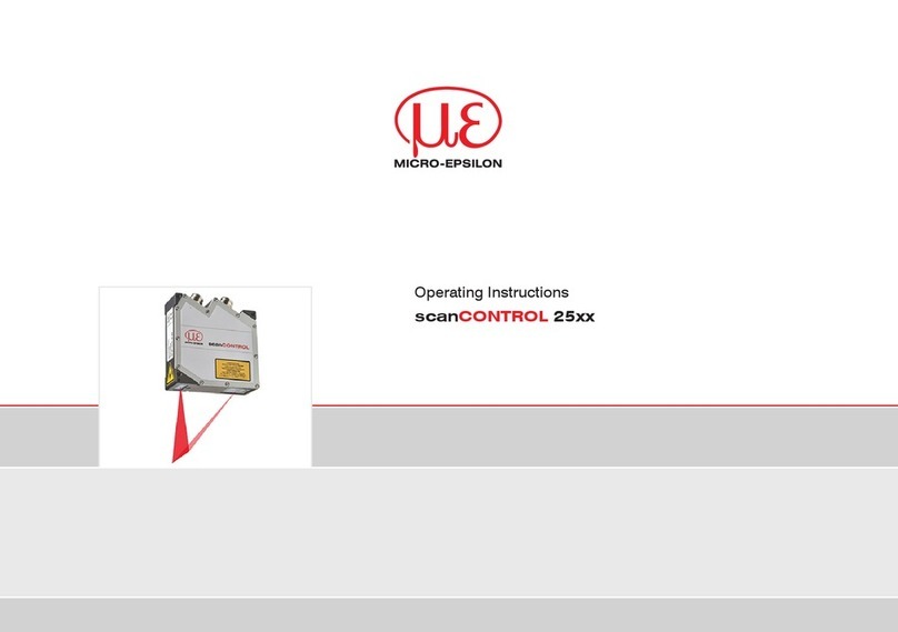 MICRO-EPSILON scanCONTROL 25 Series operating instructions