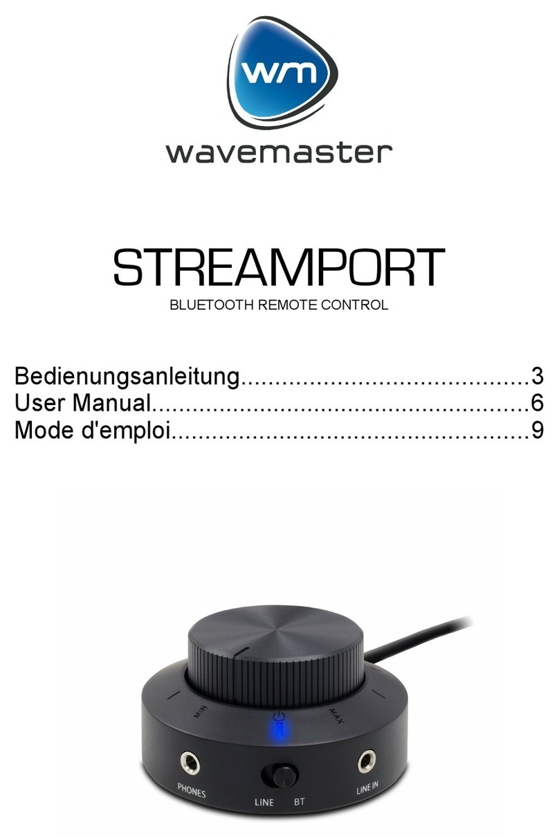 Wavemaster STREAMPORT user manual