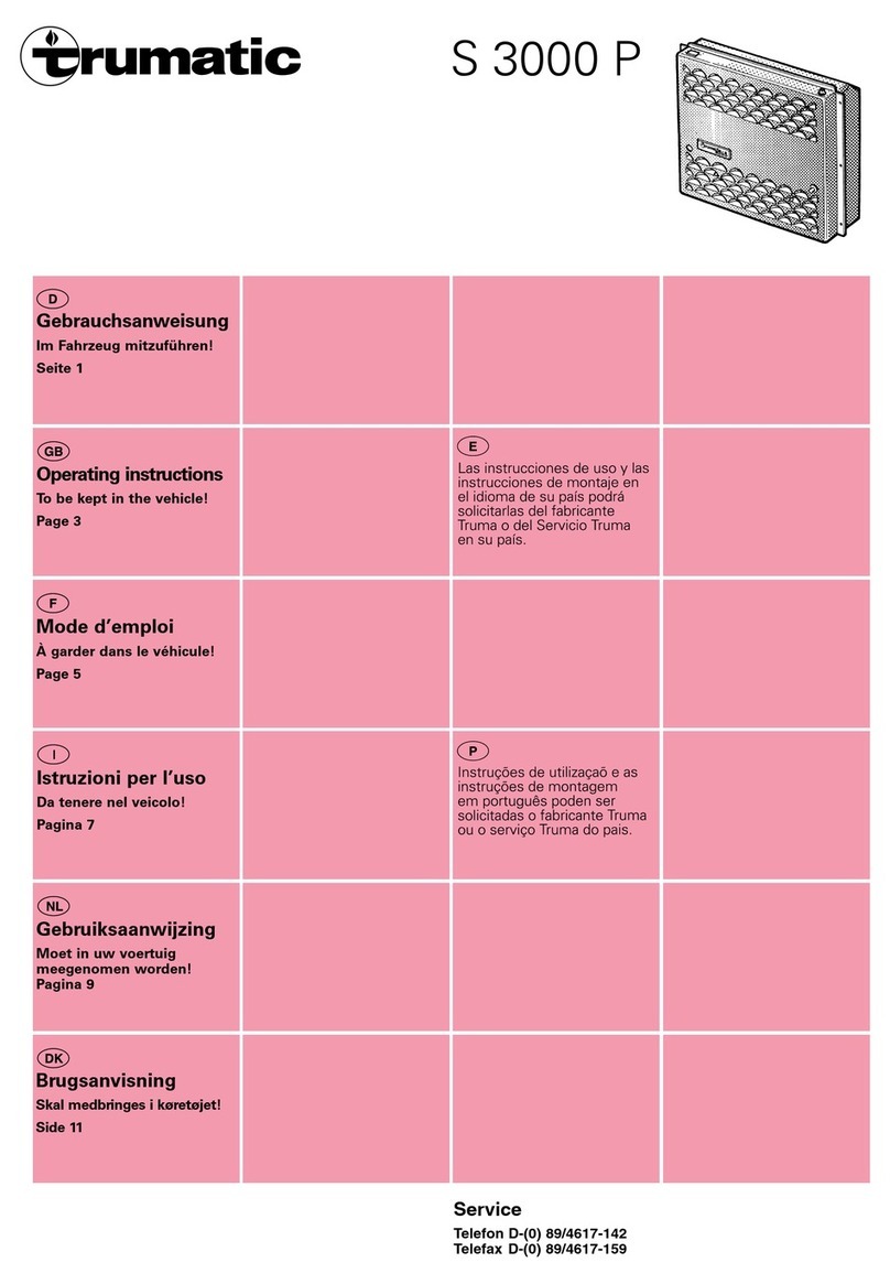 Trumatic S 3000 P User manual