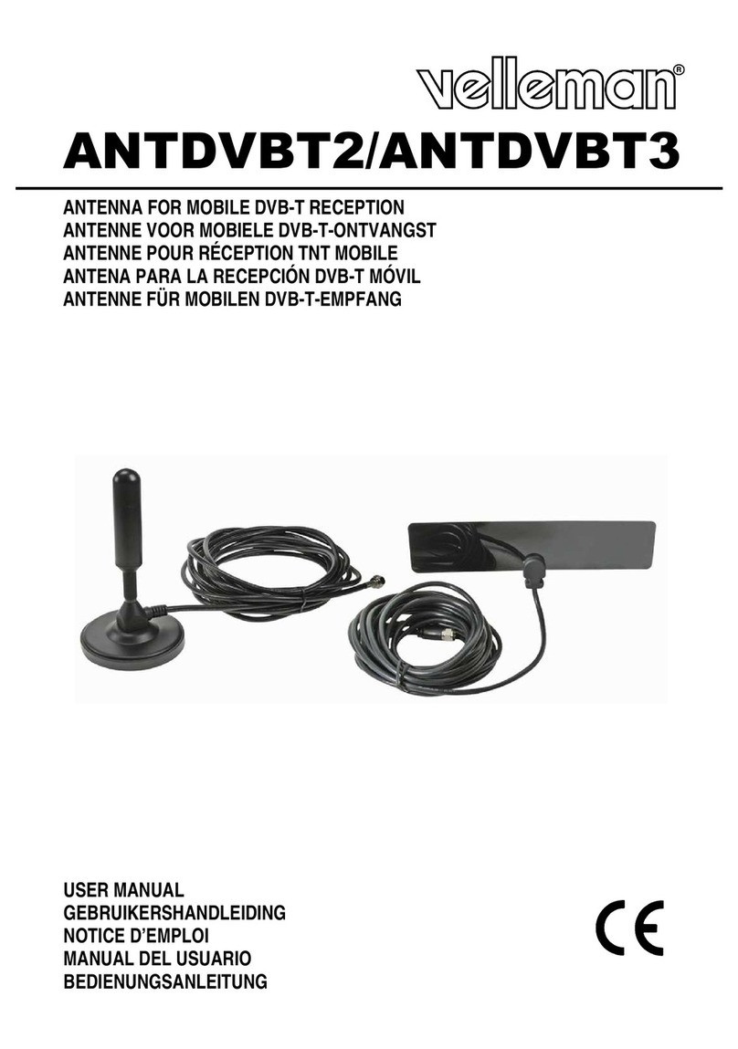 Velleman ANTDVBT2 user manual