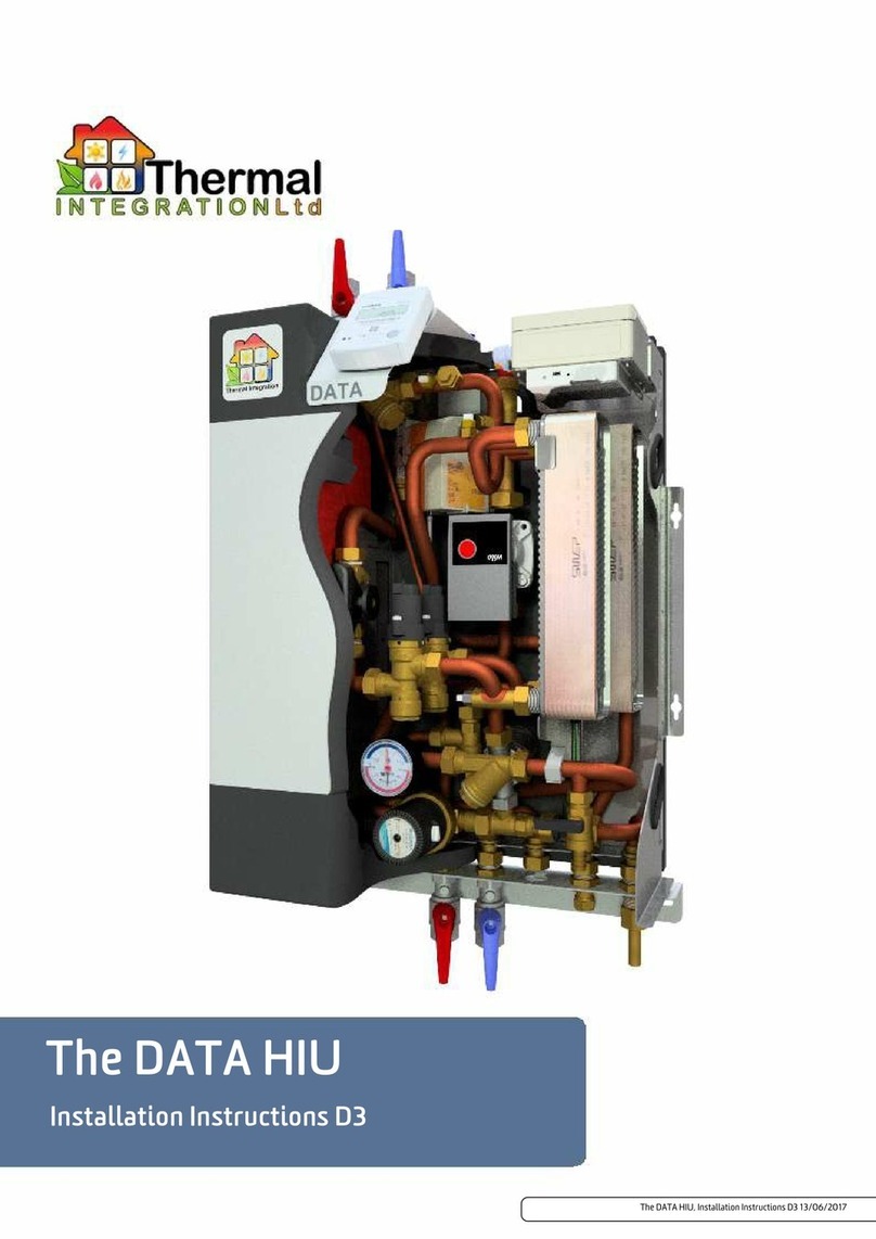 THERMAL INTEGRATION DATA installation instructions