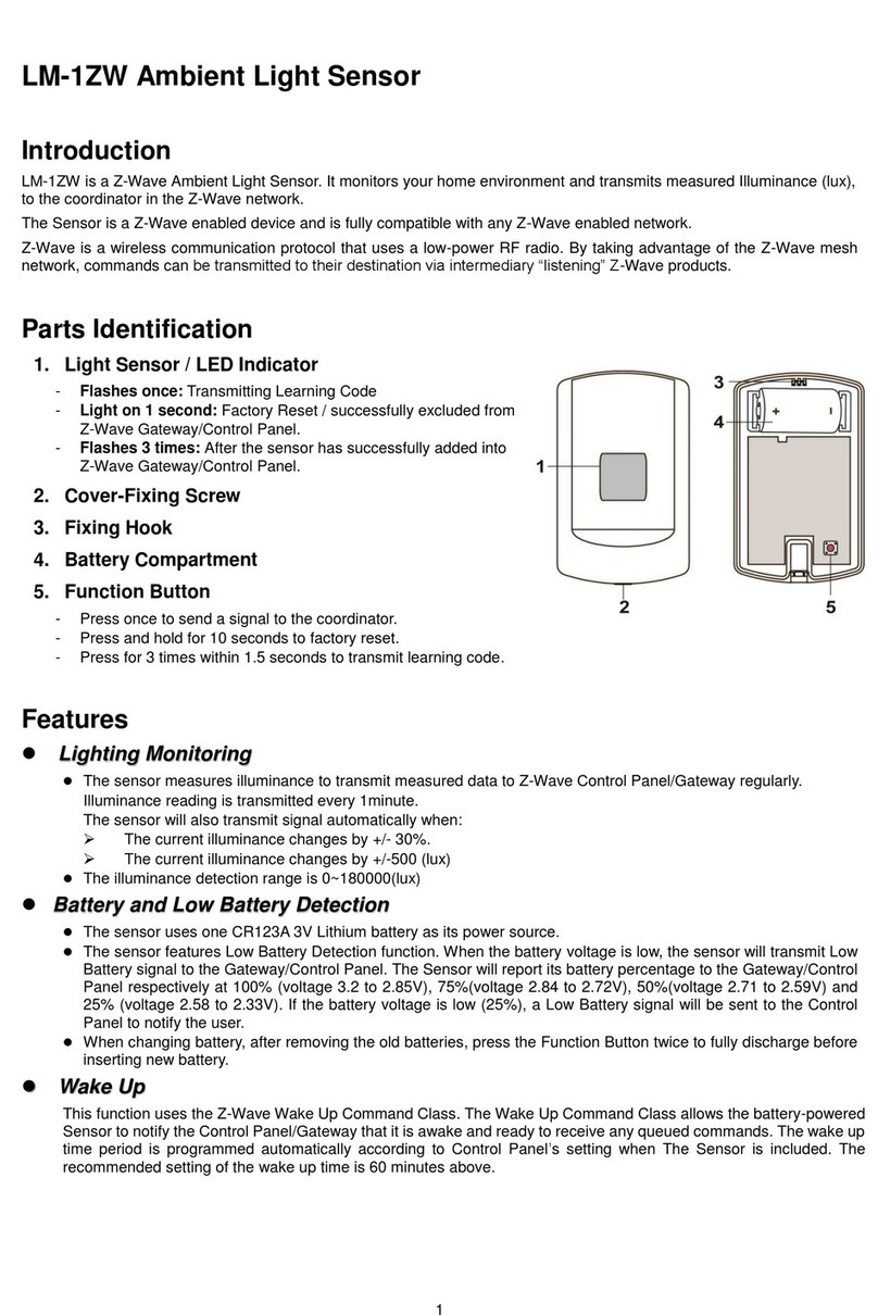 Climax Technology LM-1ZW quick start guide