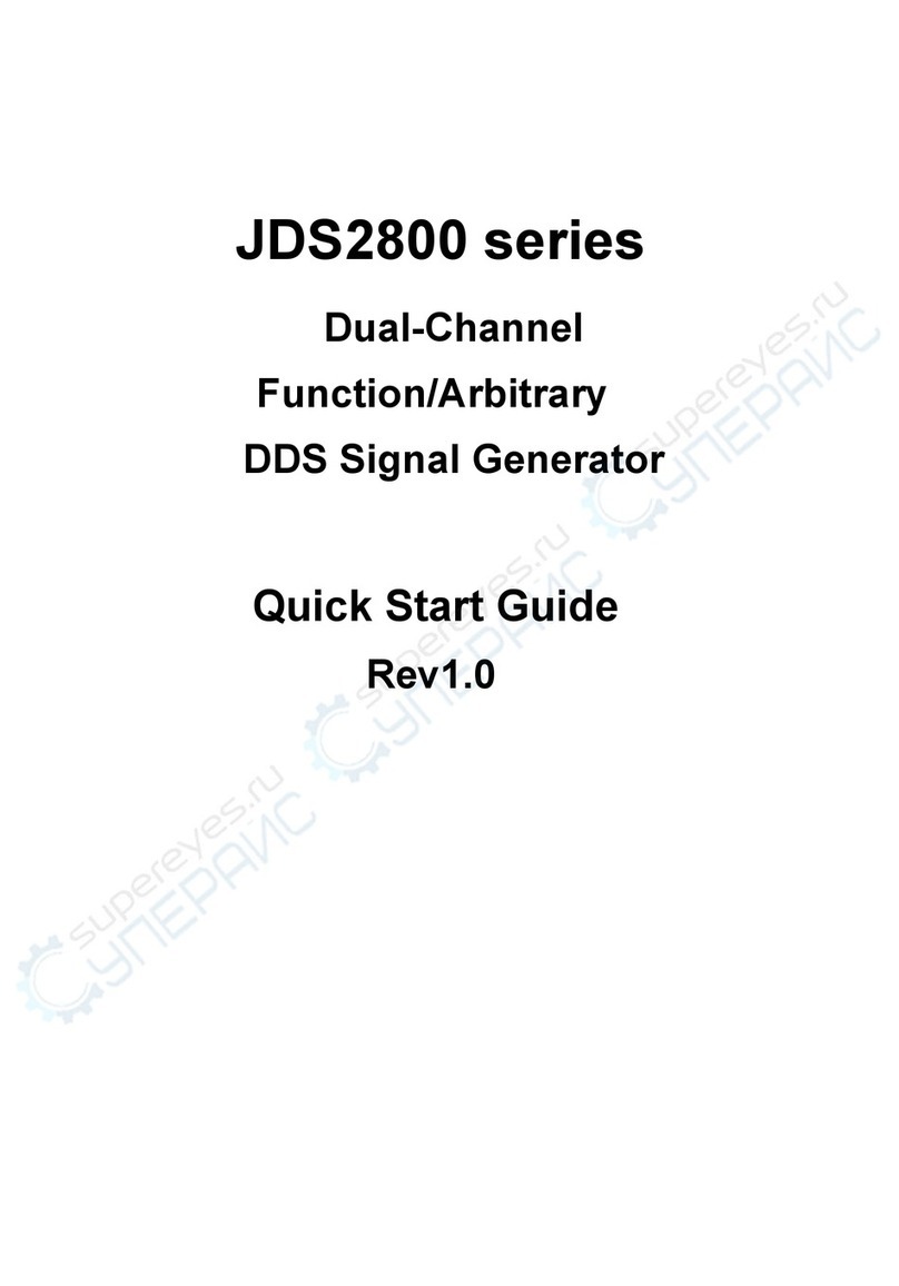 Juntek JDS2800-60M quick start guide