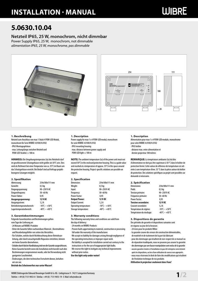 Wibre 5.0630.10.04 installation manual