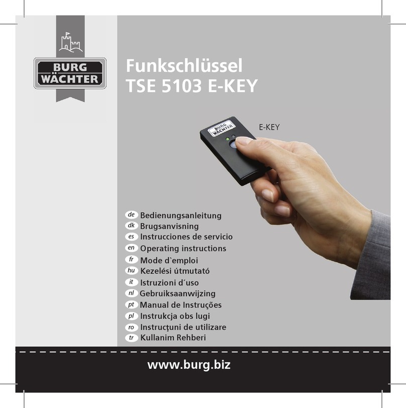 Burg Wächter TSE 5103 E-KEY operating instructions