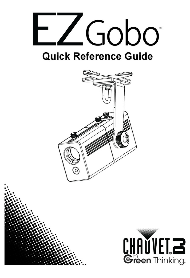 Chauvet DJ EZGobo Quick reference guide