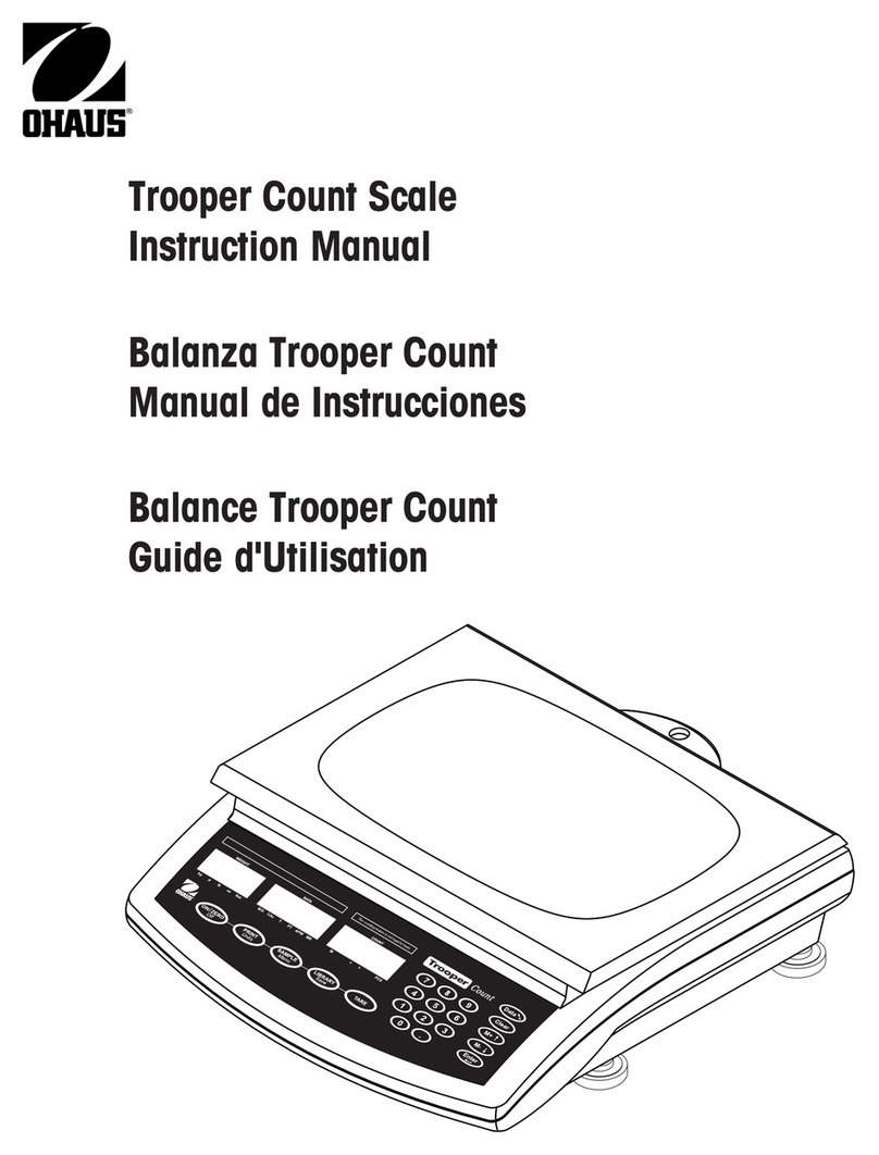 OHAUS TROOPER COUNT User manual