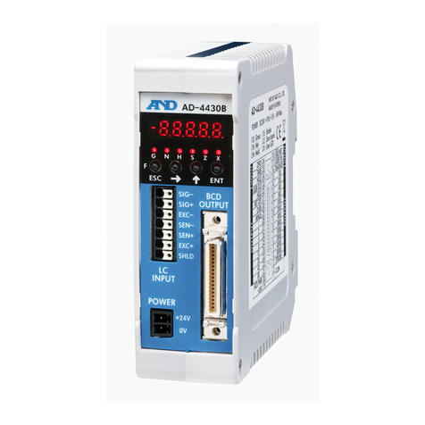 AND AD-4430B User manual