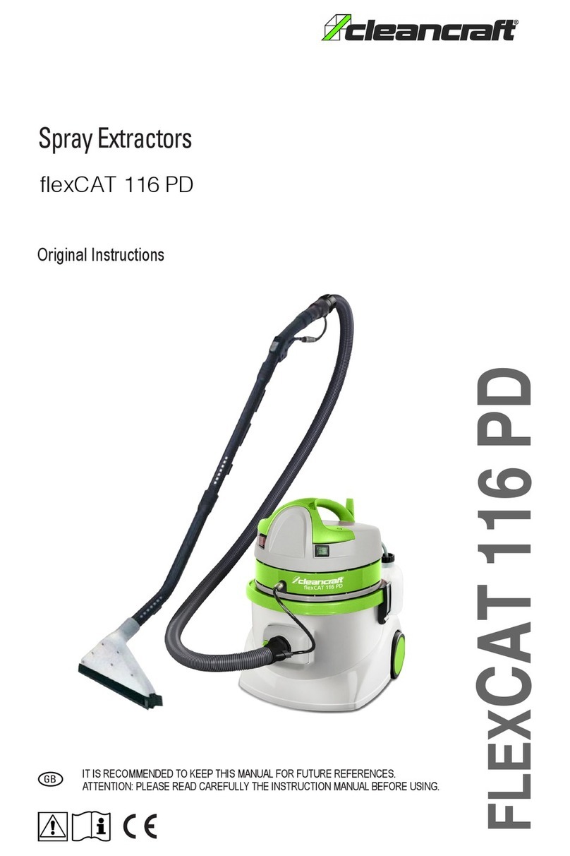 CleanCraft flexCAT 116 PD User manual