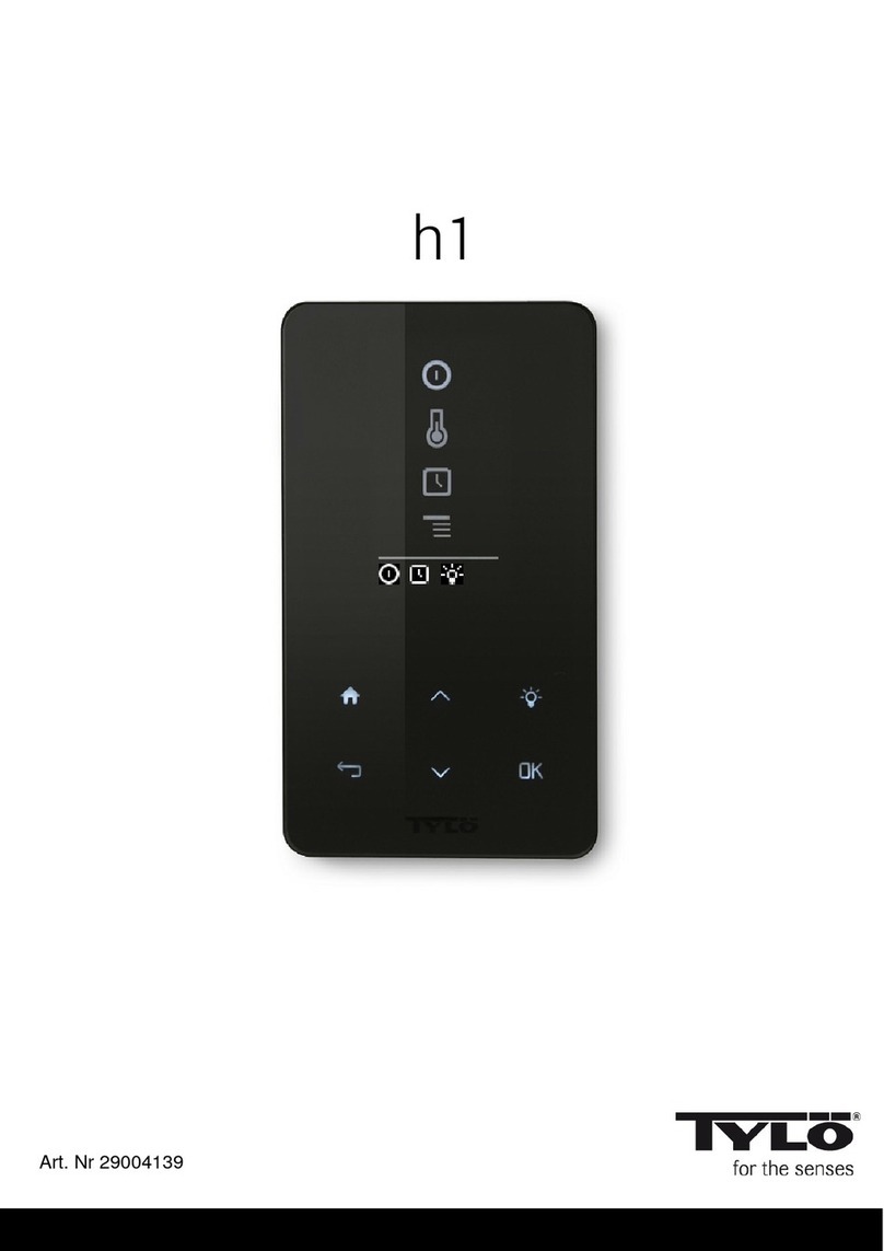 Tylo H1 Tonic Installation and operating instructions