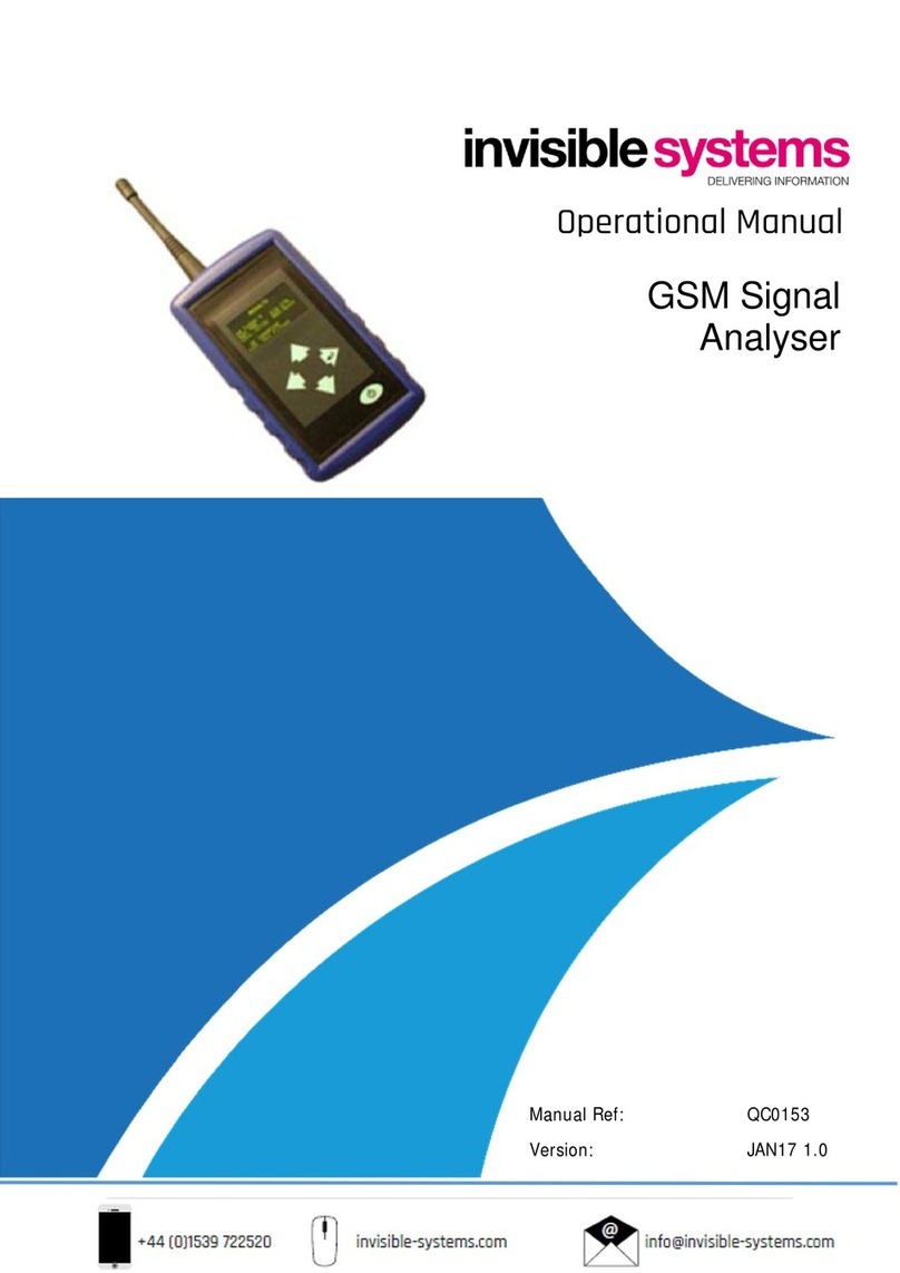Invisible systems QC0153 Operational manual