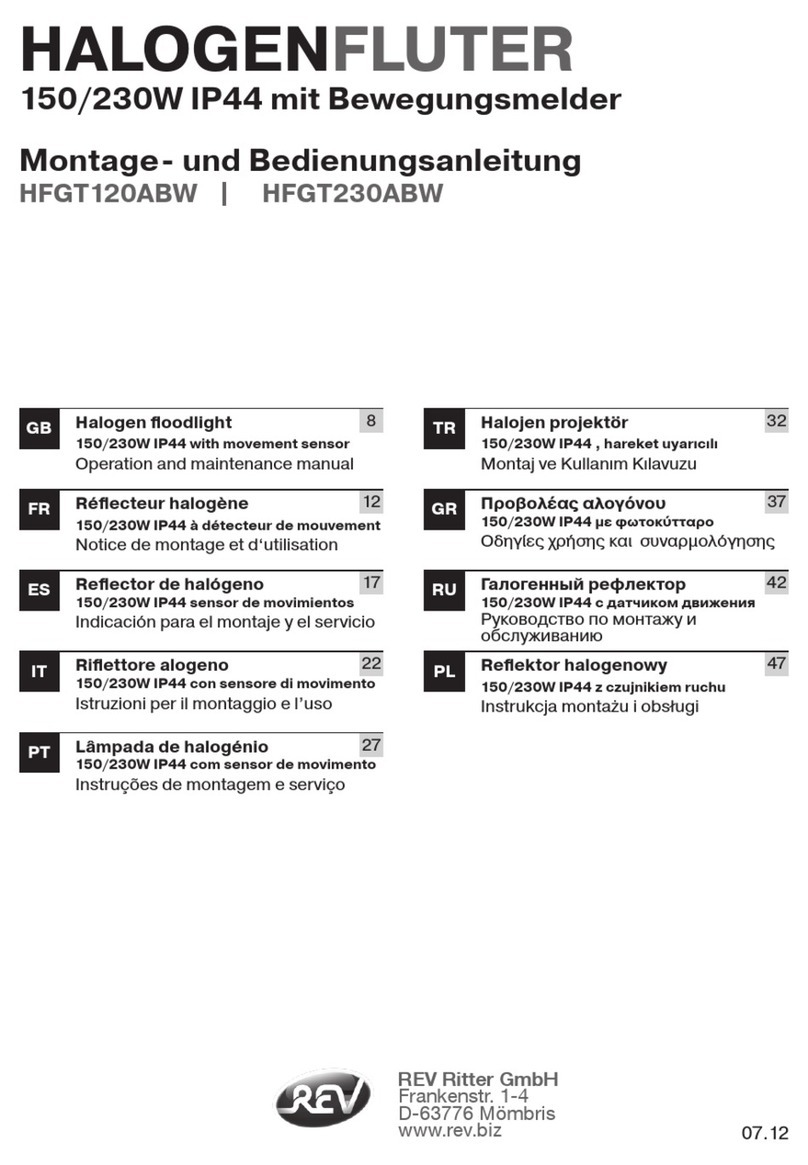 REV Ritter HFGT120ABW User manual