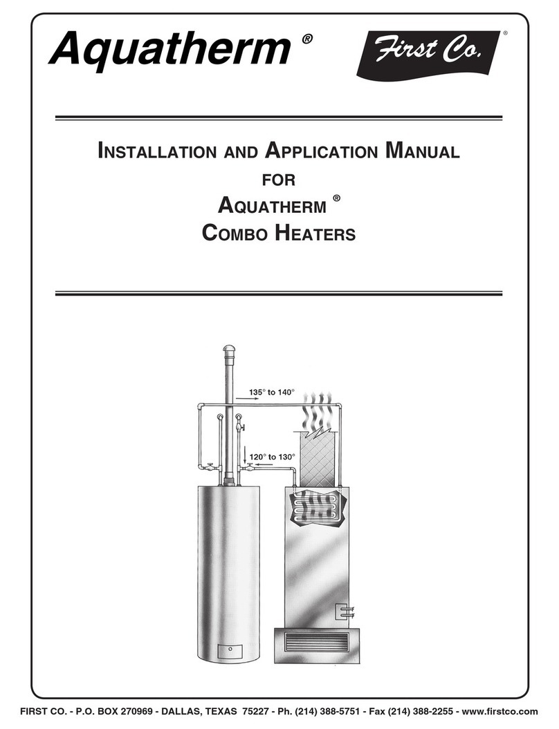 First Aquatherm Series User guide