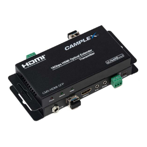 Camplex CMX-HDMI-SFP user manual