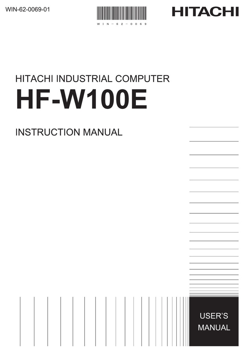 Hitachi HF-W100E instruction manual