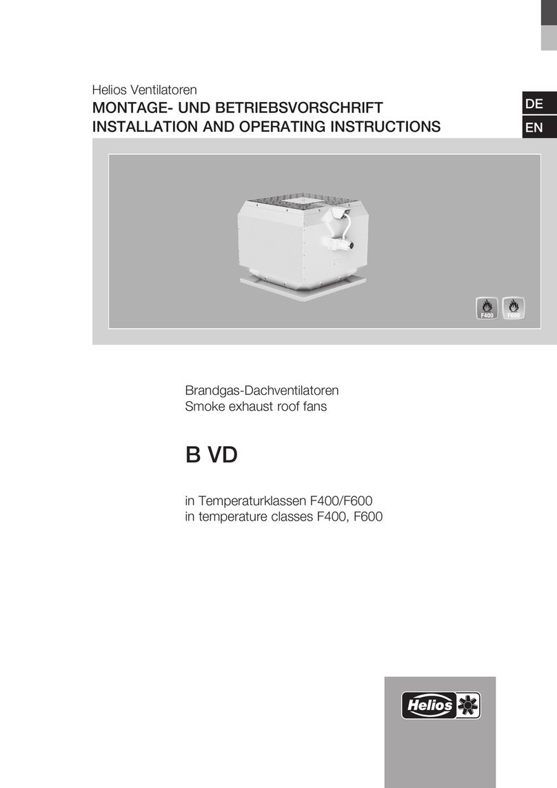Helios B VD Installation and operating instructions