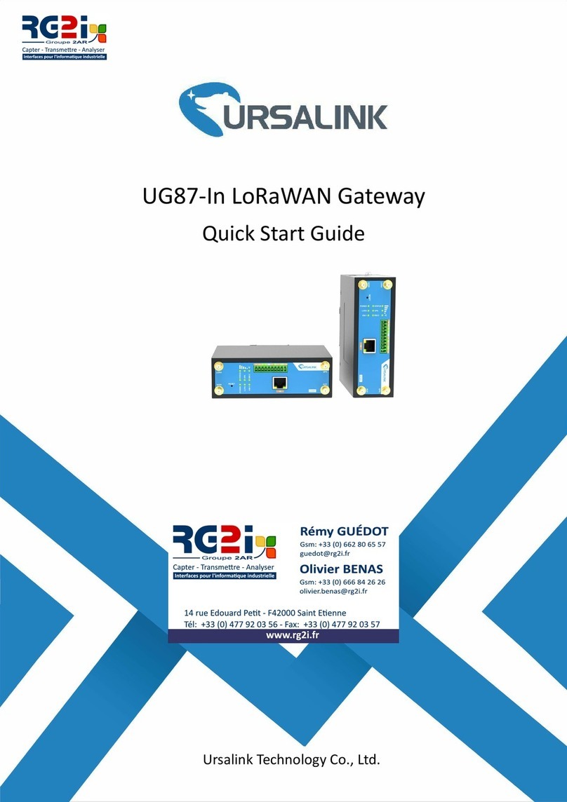 Ursalink UG87-In quick start guide
