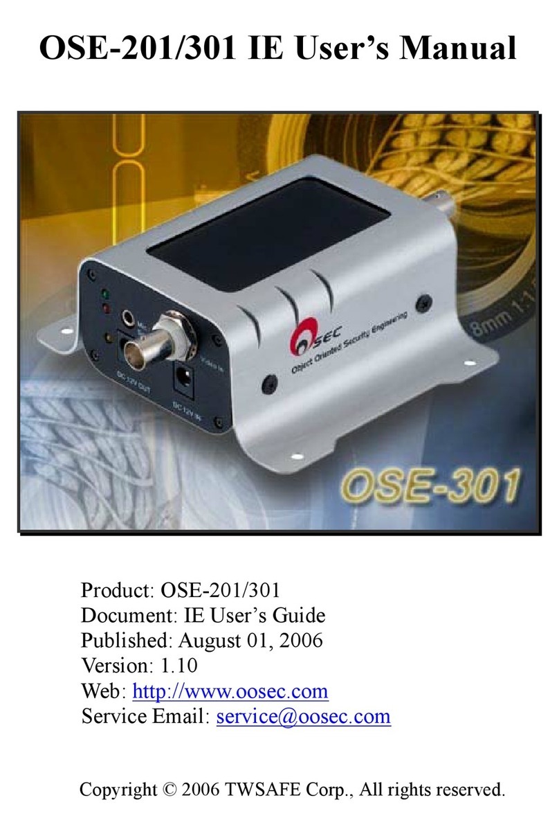Oosec OSE-201 IE Users Guide