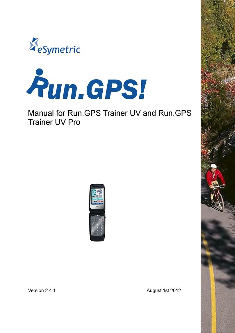 eSymetric Run.GPS UV manual