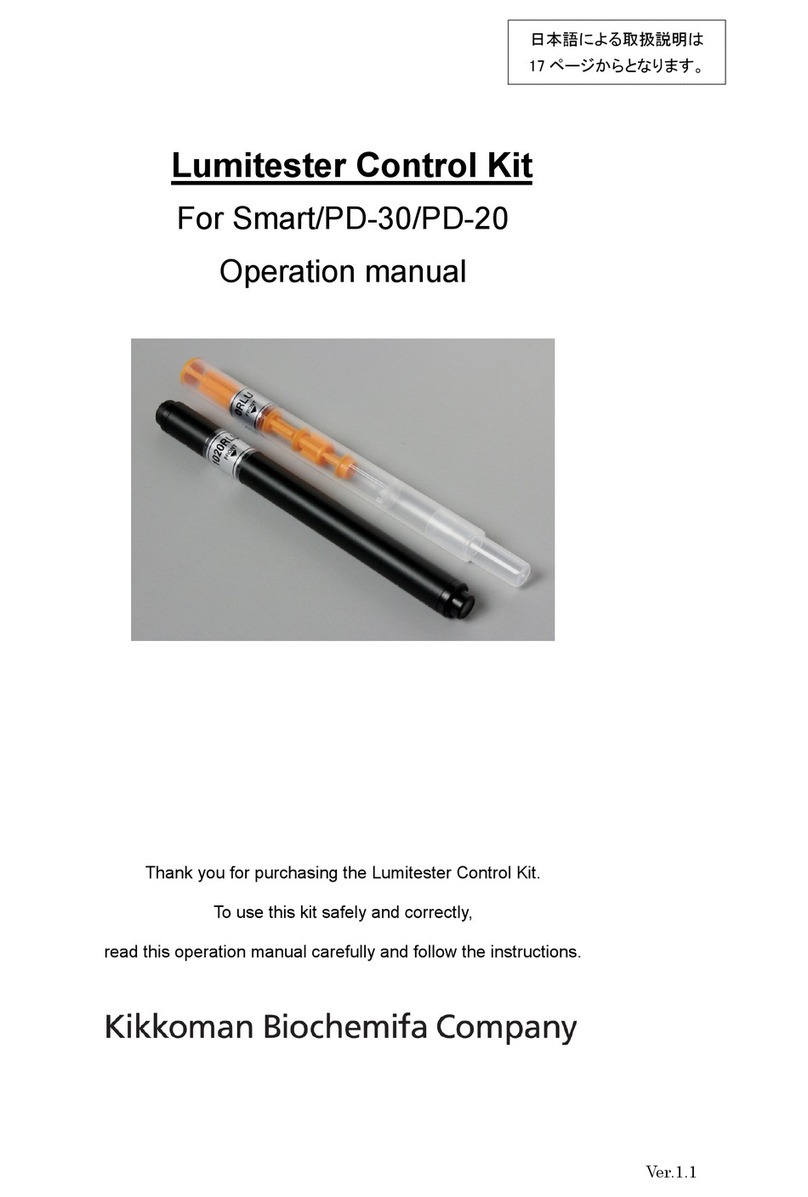 Kikkoman Biochemifa Smart Operation manual