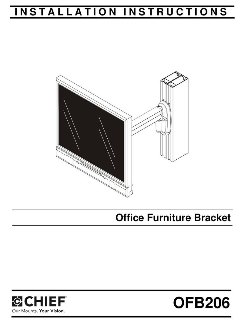 CHIEF OFB206 installation instructions