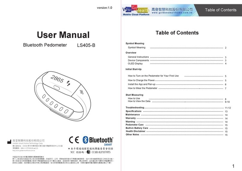 Golden Smart Home Technology LS405-B user manual