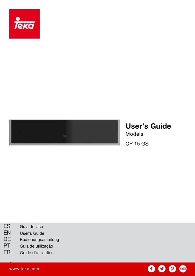 Teka CP 15 GS user guide