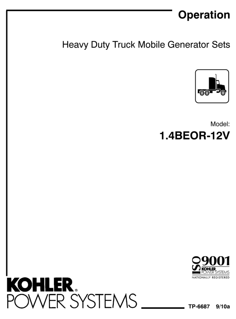Kohler 1.4BEOR-12V Instruction Manual