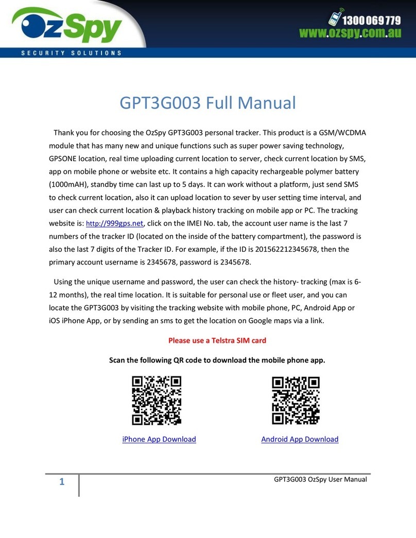 OzSpy GPT3G003 Full manual